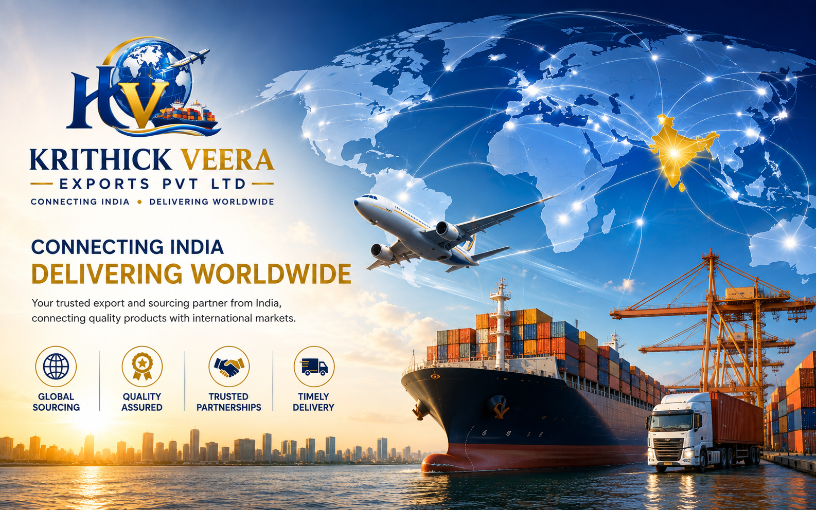 Krithick Veera Exports sourcing and international trade