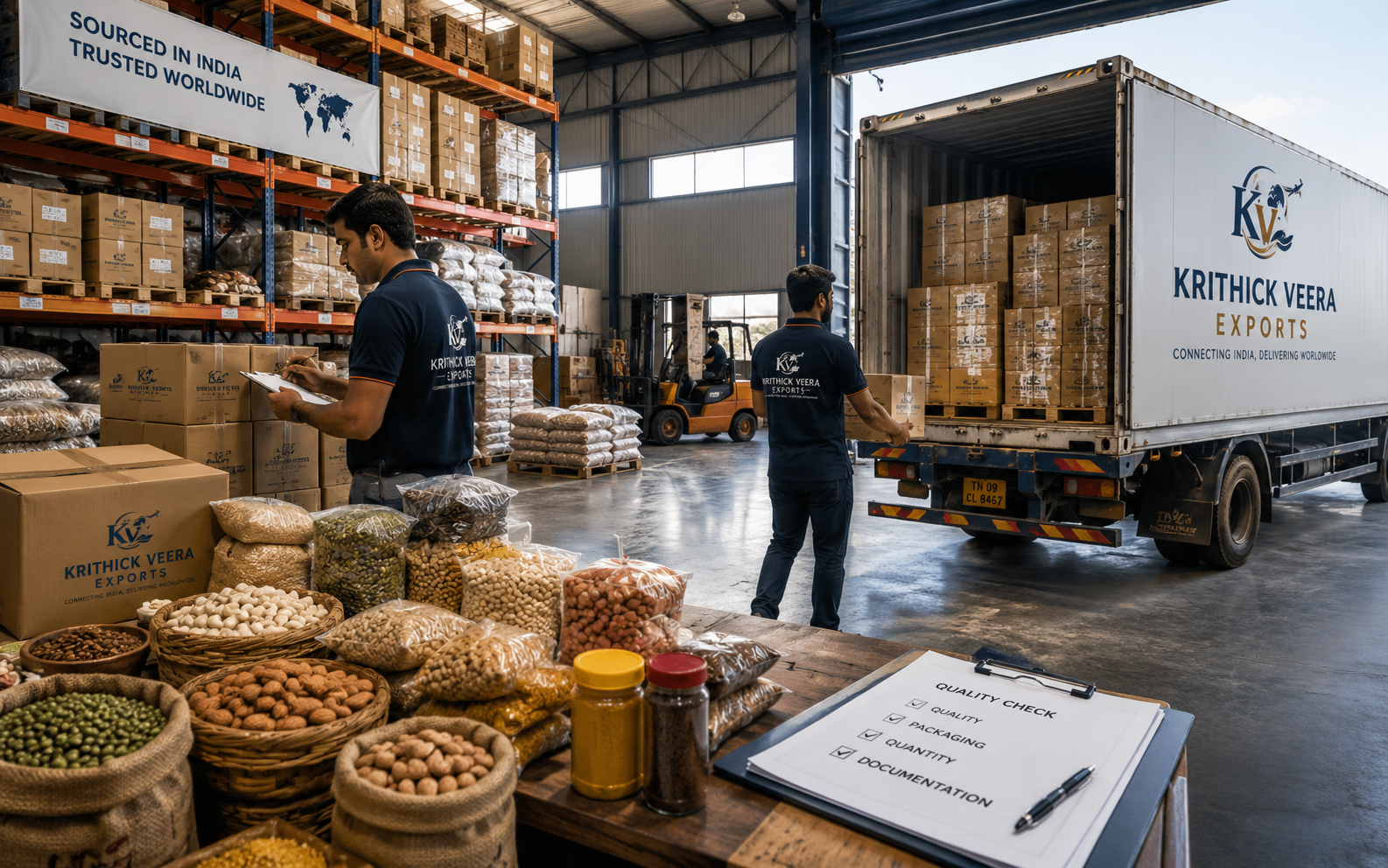 Indian product sourcing and export coordination for international buyers